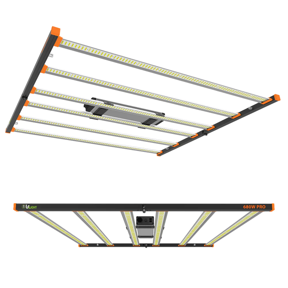 ULight 680w Full Spectrum LED 6 Bar Grow Light