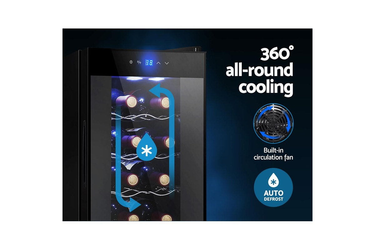 Devanti temperature controlled cool storage cabinet with 360 degree all around cooling