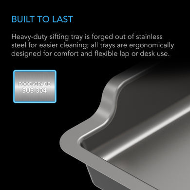 AC Infinity Large Trim Tray System, 3-Tray & 2-Screen Kit, Interchangeable and Ergonomic Design