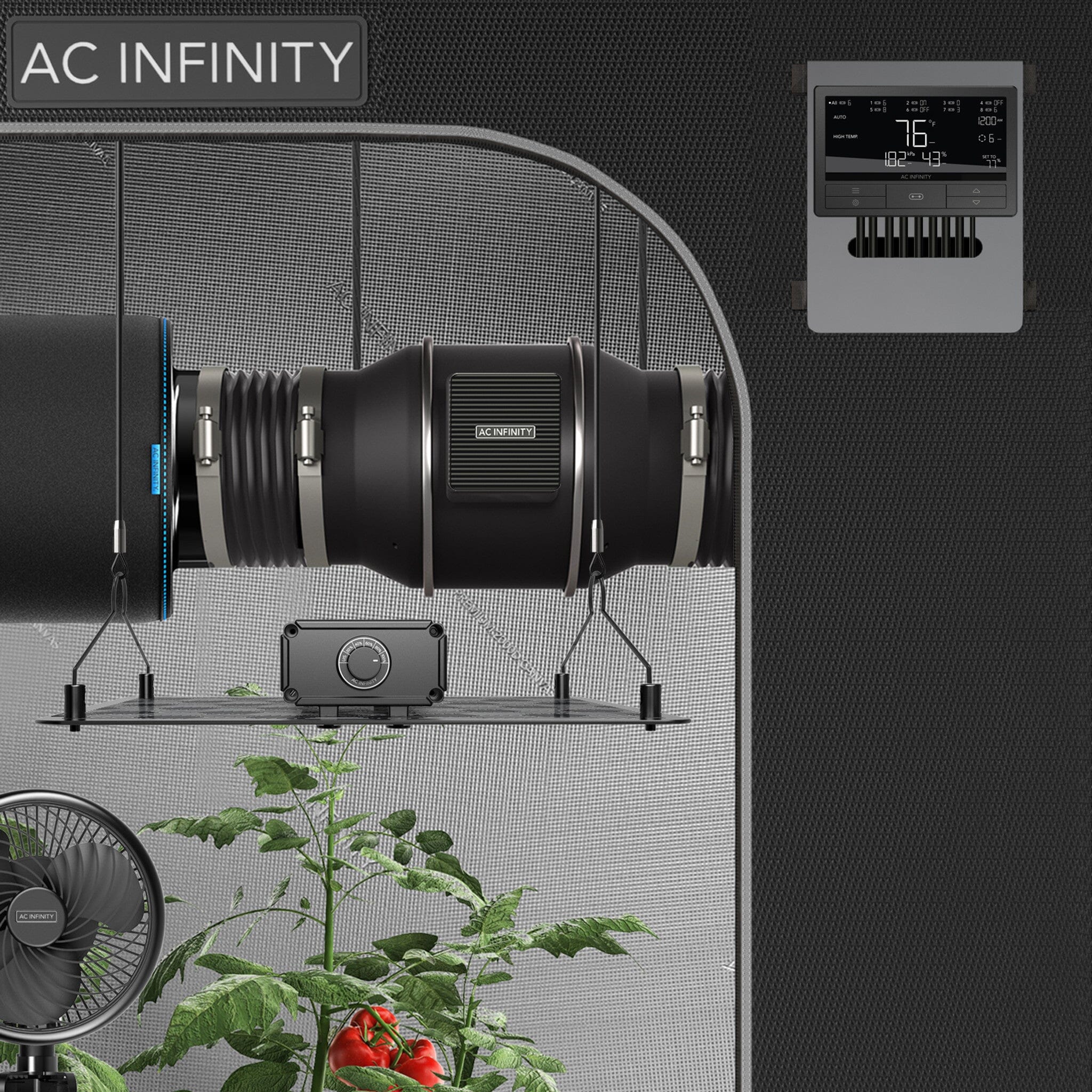 AC Infinity Controller 69 Pro+ WIFI / Bluetooth, Independent Programs for Eight Devices, Dynamic VPD, Temp, Humidity
