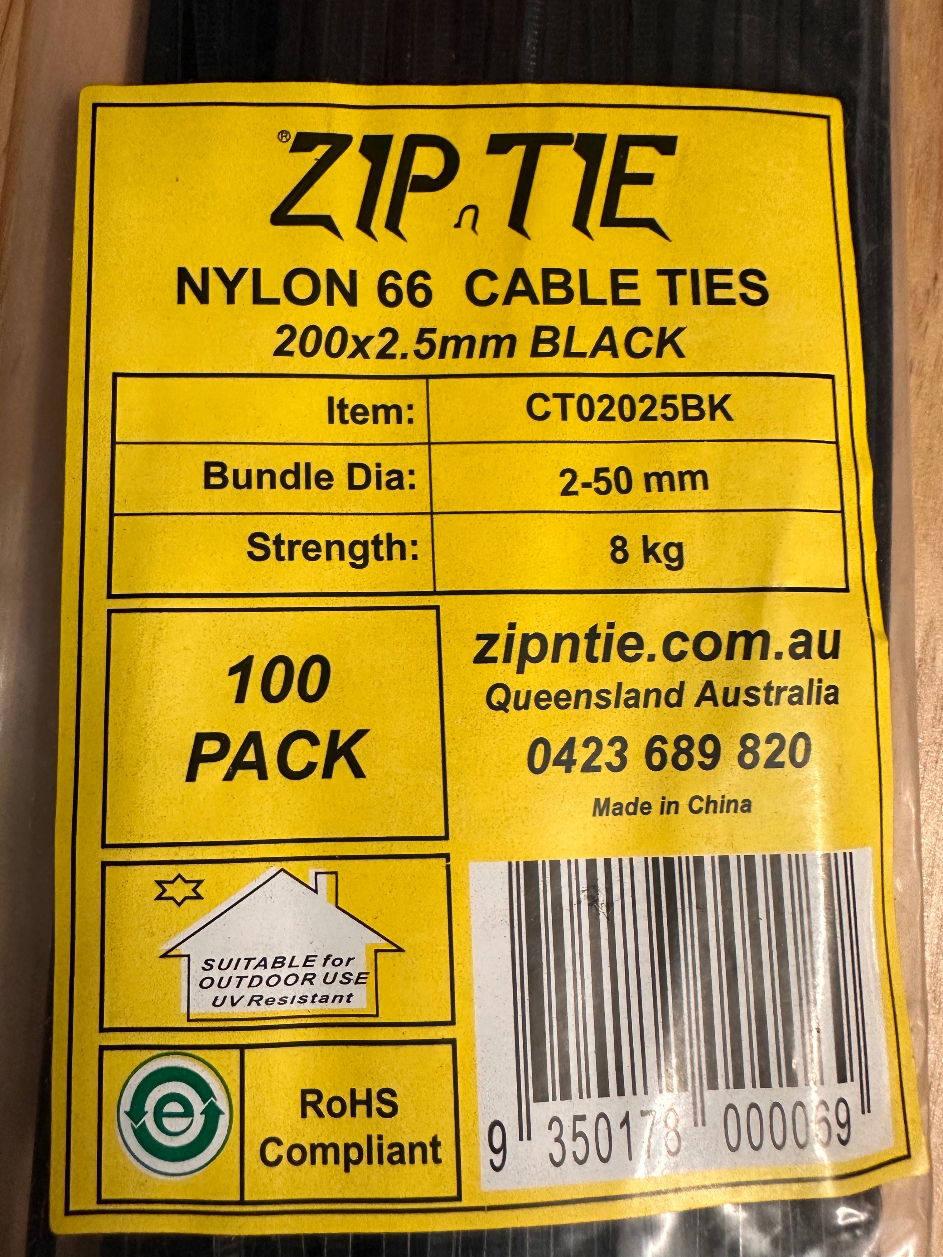 Cable Ties Pack of 100