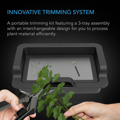 AC Infinity Large Trim Tray System, 3-Tray & 2-Screen Kit, Interchangeable and Ergonomic Design