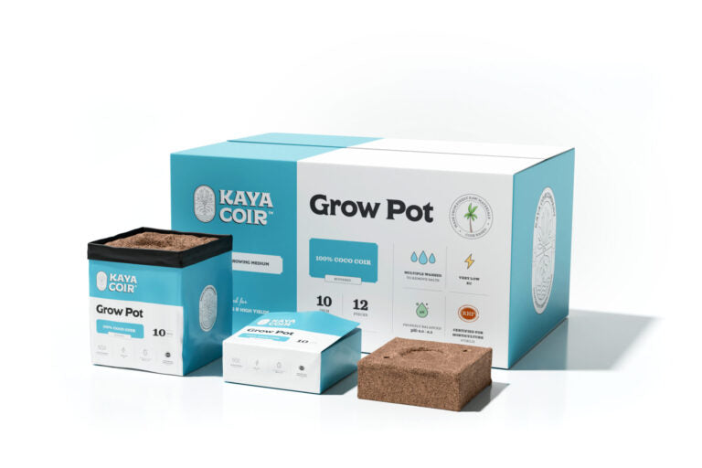 Kaya Coir Compressed Grow Pot