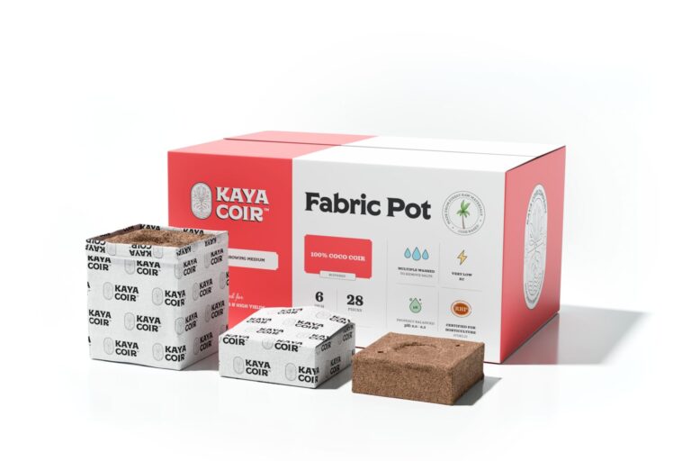 Kaya Coir Compressed Fabric Grow Pot