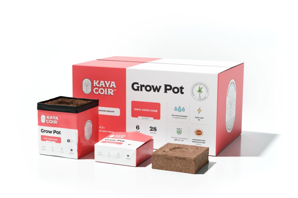 Kaya Coir Compressed Grow Pot