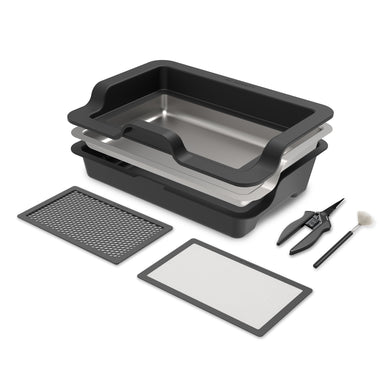 AC Infinity Large Trim Tray System, 3-Tray & 2-Screen Kit, Interchangeable and Ergonomic Design