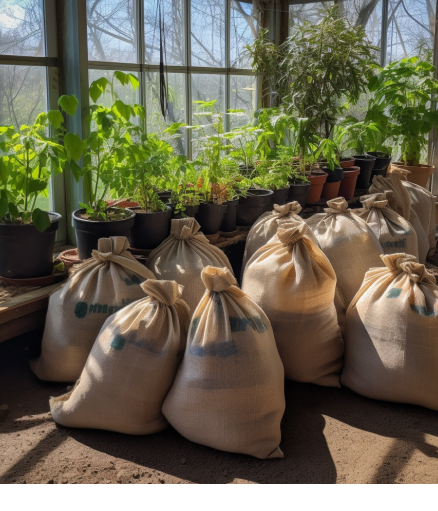 Indoor plant system with hydroponic grow lights