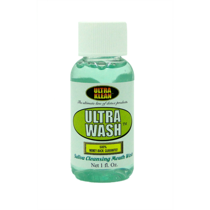 Ultra Klean Ultra Wash 30mL saliva cleansing mouthwash with witch hazel aloe vera and peppermint