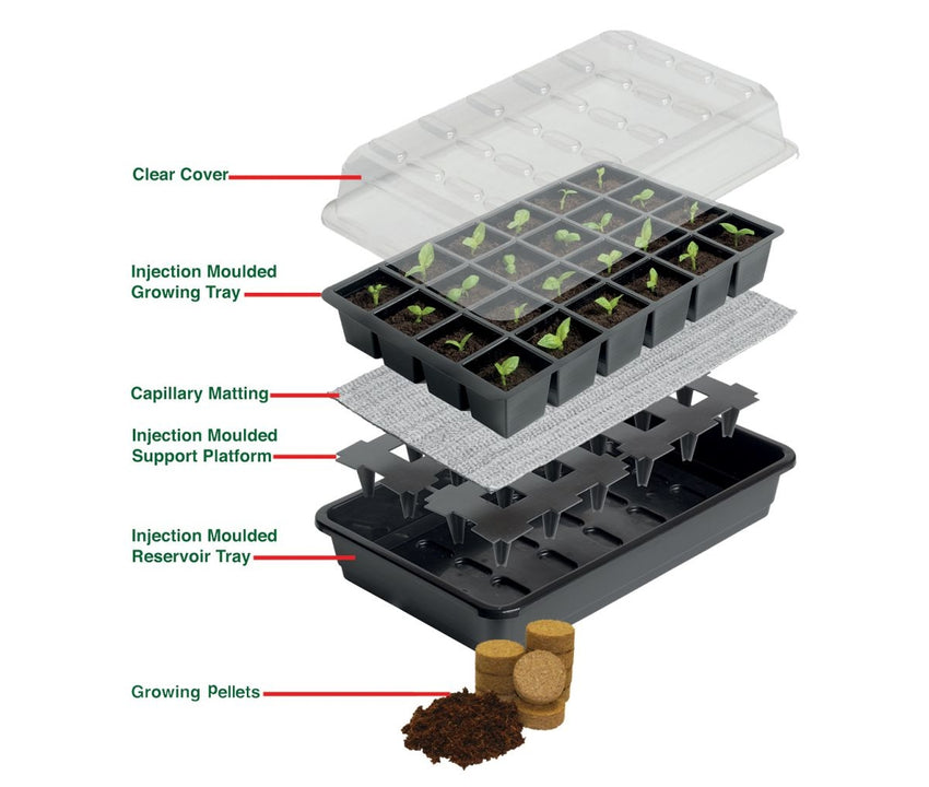 Garland 24 Cell Self Watering Propagator