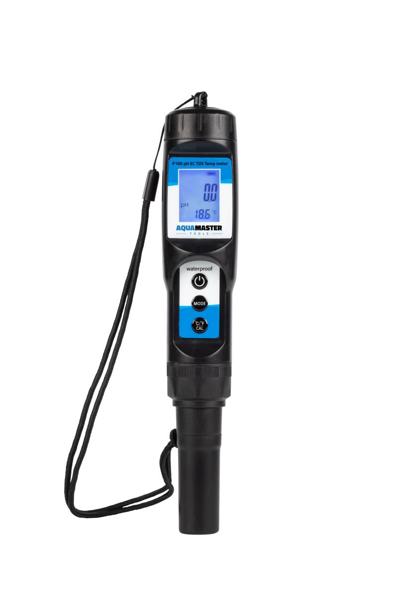 AquaMaster P160 Pro Combo Pen | PH / EC / PPM / TDS / Temp Meter