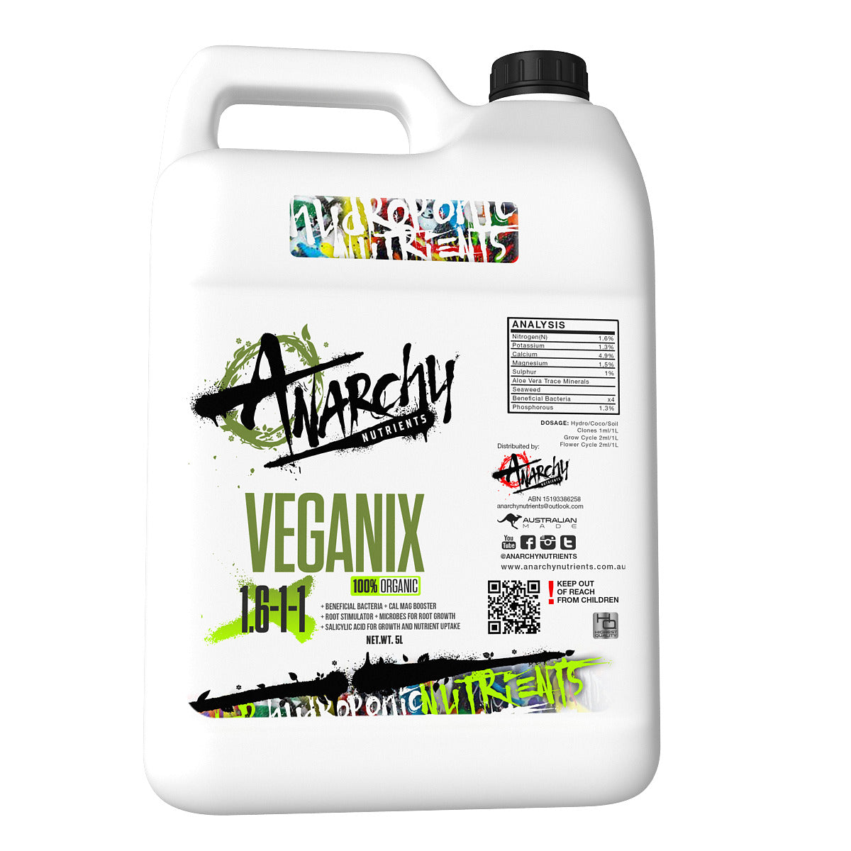 Anarchy Nutrients VEGANIX