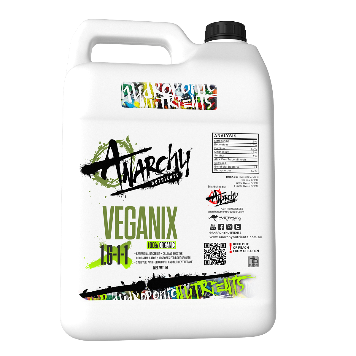 Anarchy Nutrients VEGANIX