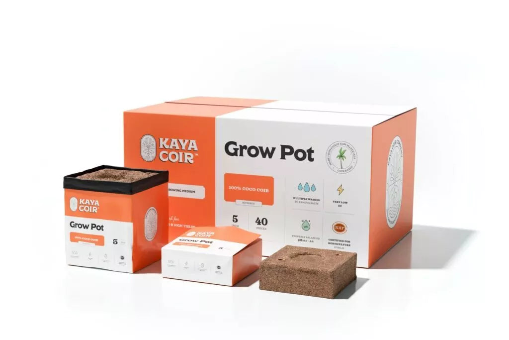 Kaya Coir Compressed Grow Pot