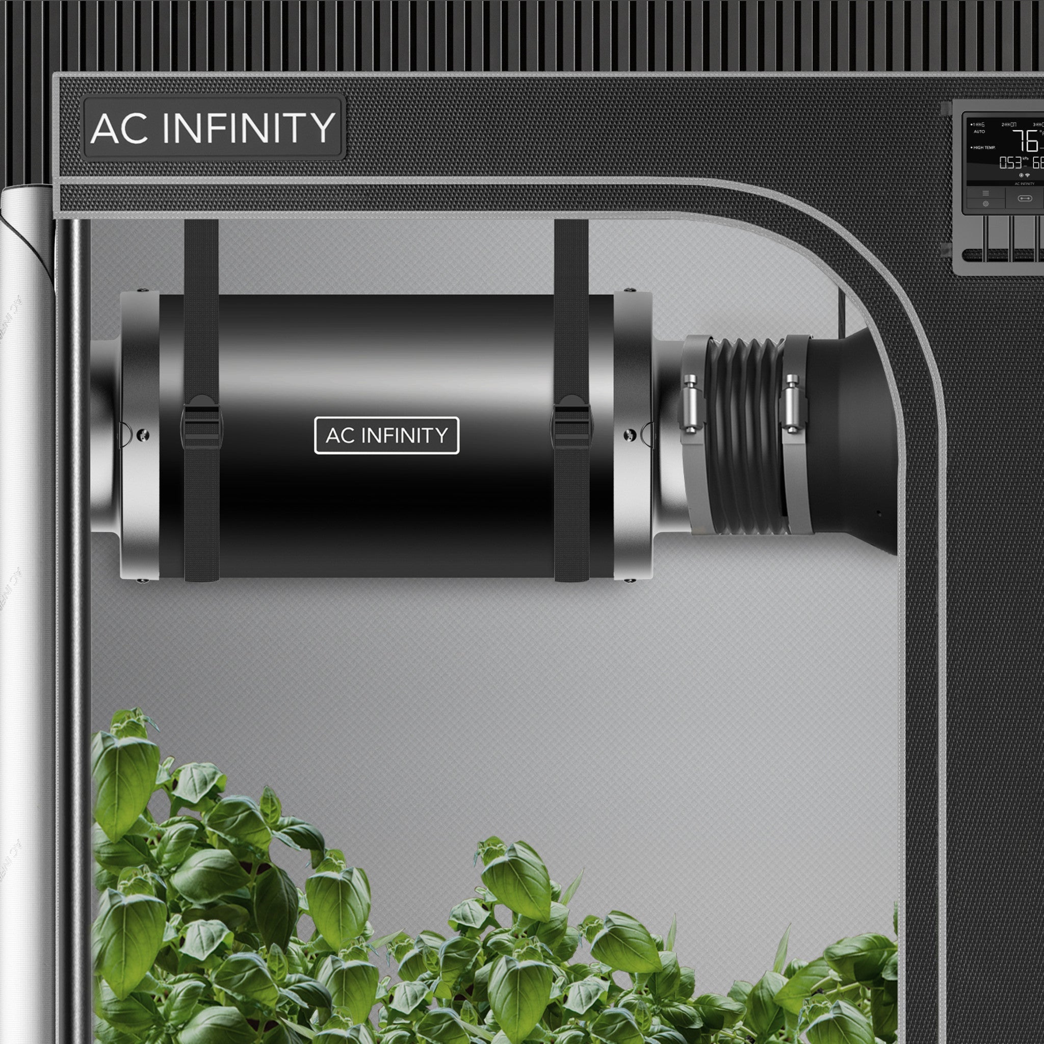 AC Infinity Inline Duct Fan Silencer