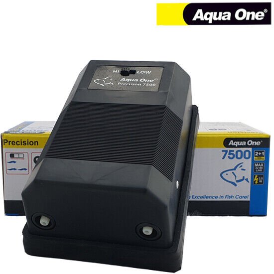 Aqua One Precision Air Pump Twin Outlet SR7500 (360L/hr)