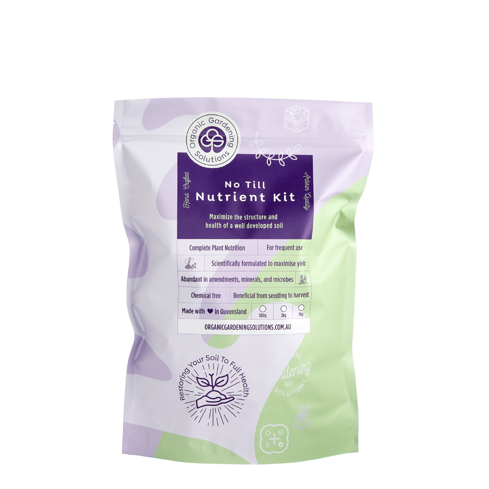 Organic Gardening Solutions No Till Nutrient Kit 2kg