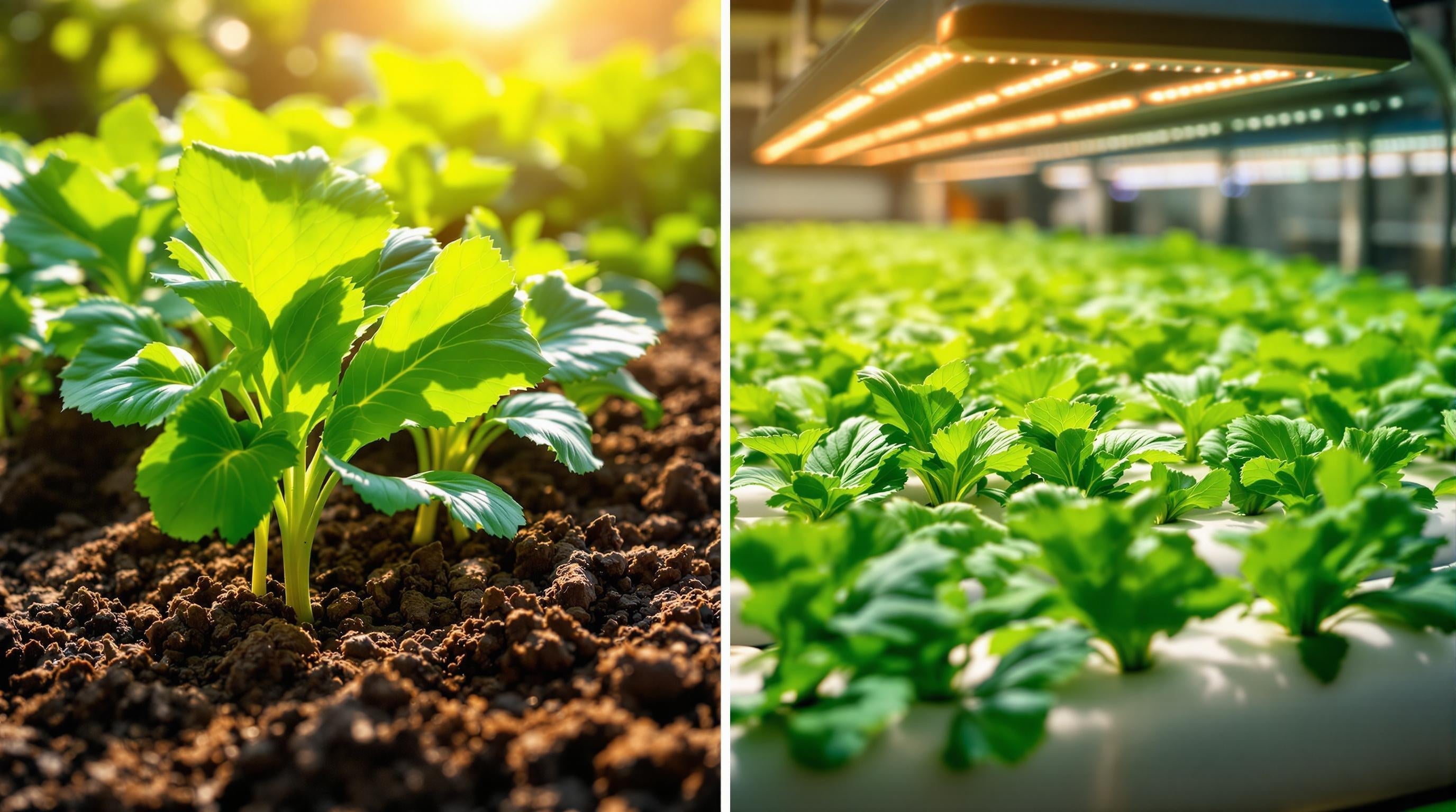 Soil vs Hydroponics: Comparing Growth Rates and Yields