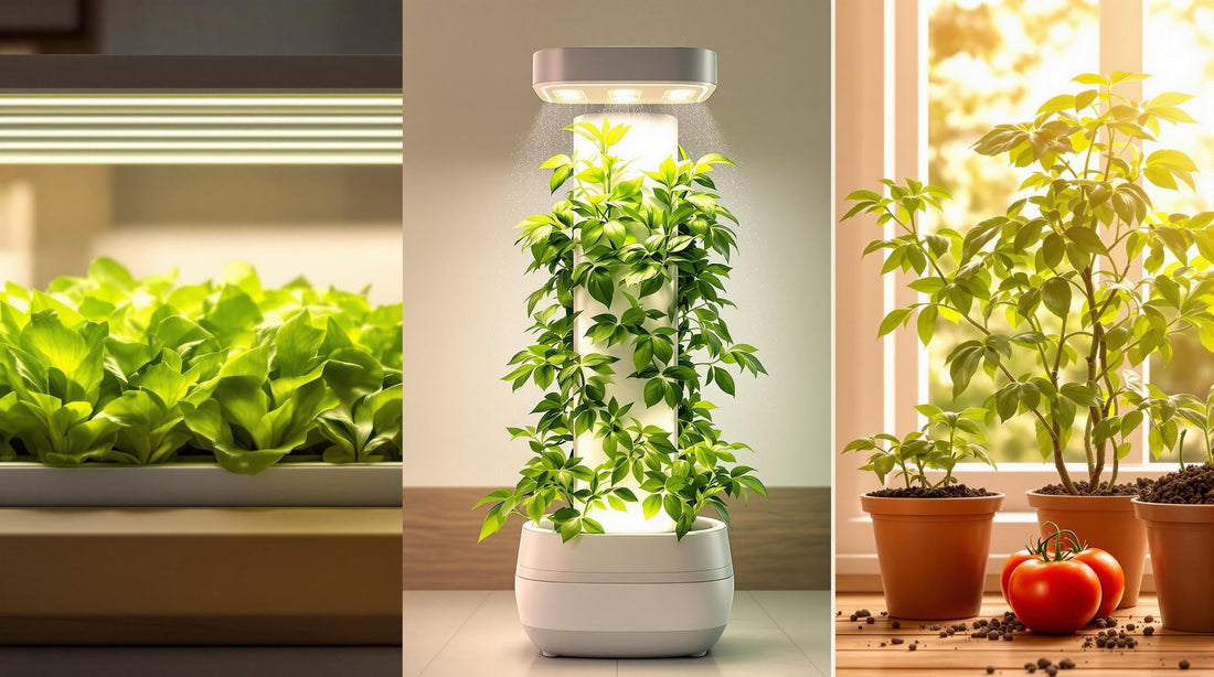 Indoor Growing Methods: Hydroponic v Aeroponic v Soil-Based System