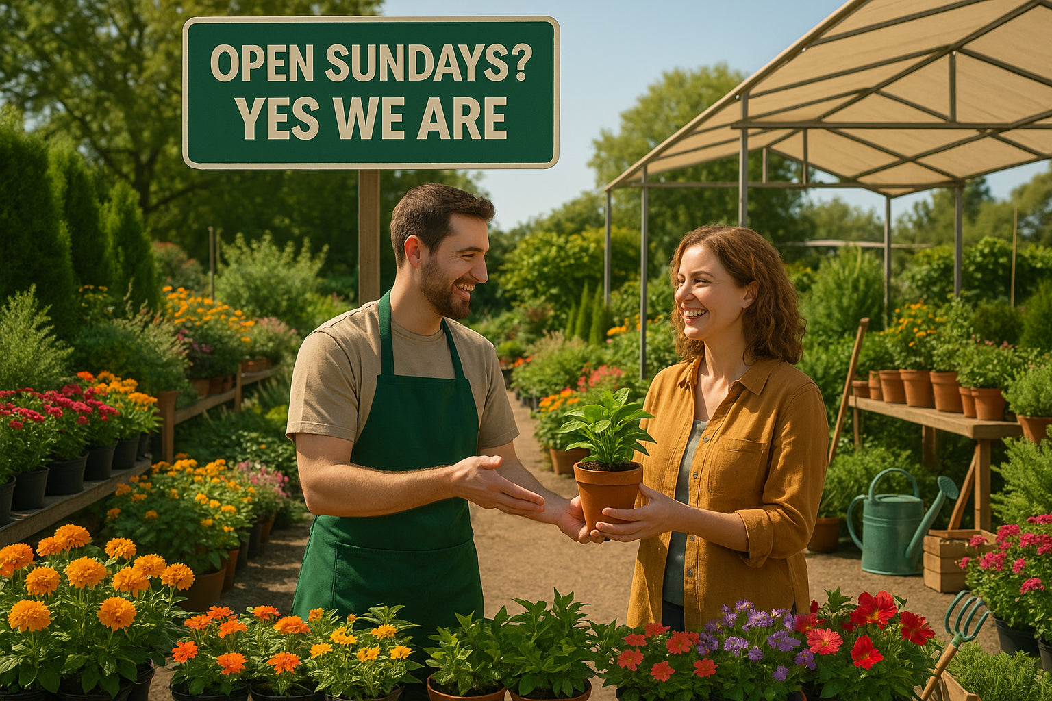 Open Sundays? Yes We Are  -  Why Green Genius Is Here When Others Aren’t