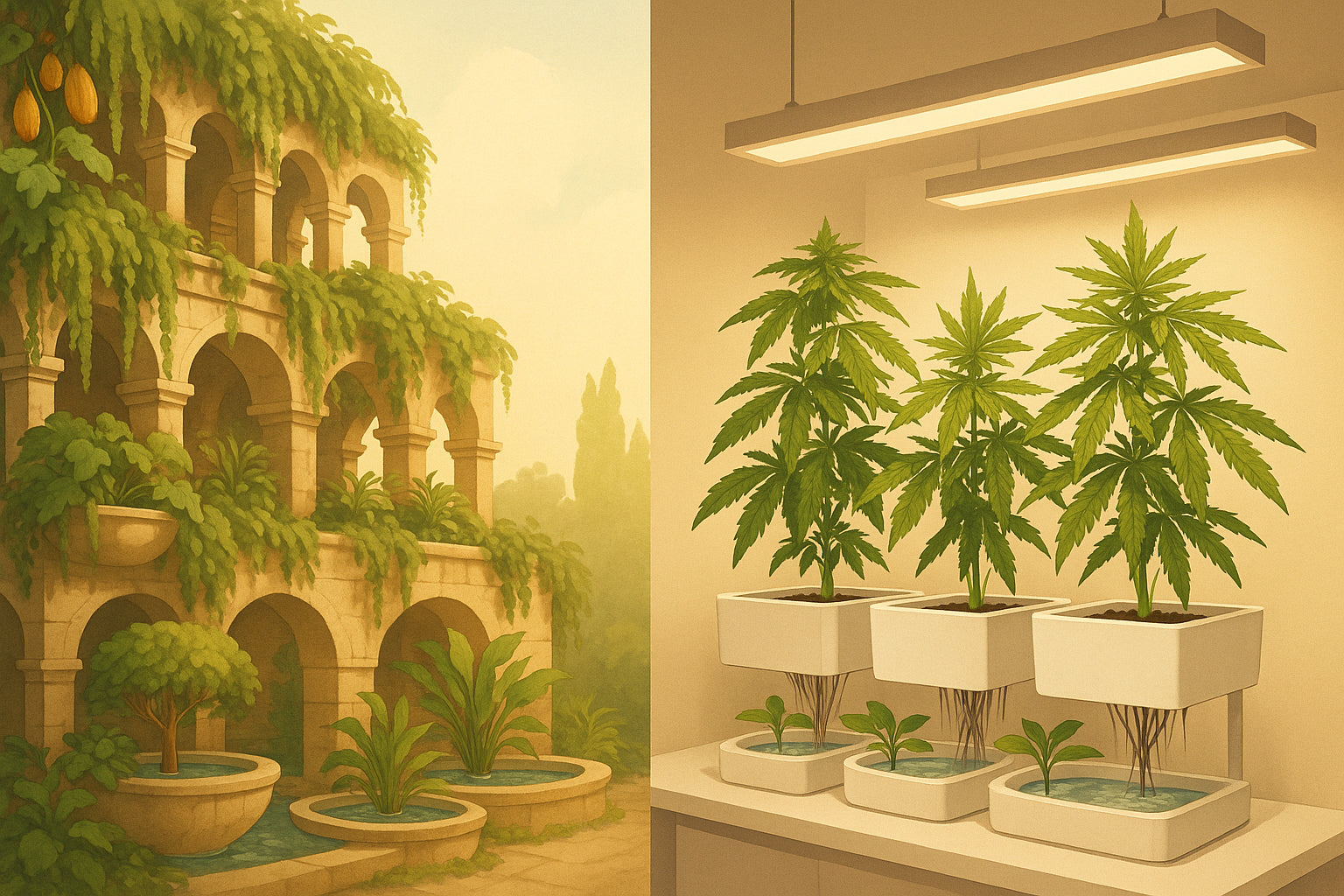 The History of Hydroponics: From Babylon to Modern Cannabis Cultivation