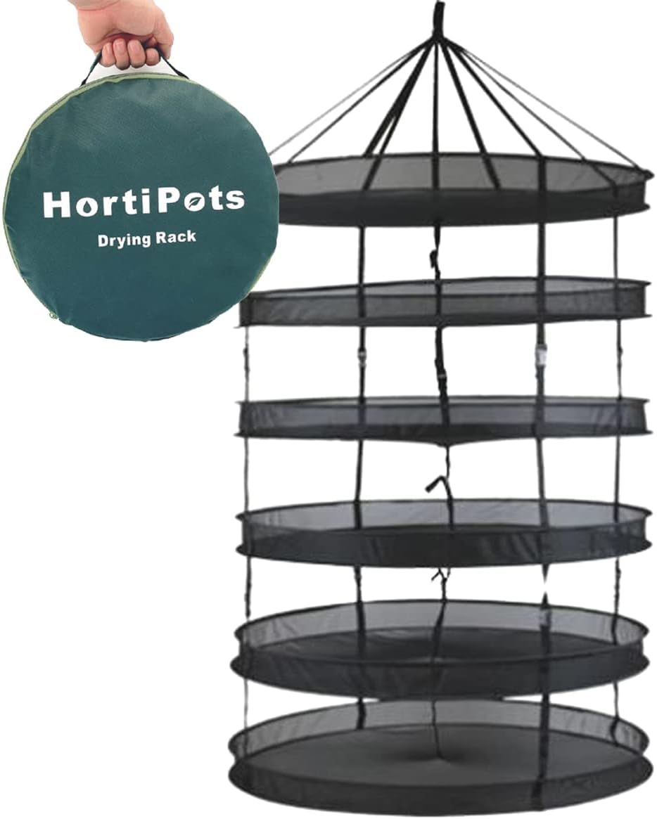 Seahawk Hortipots Hanging Dry Net | 6-Tier Drying Rack