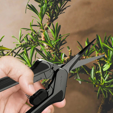 AC Infinity Stainless Steel Pruning Shear, Ergonomic Lightweight, 6.6” Straight Blades
