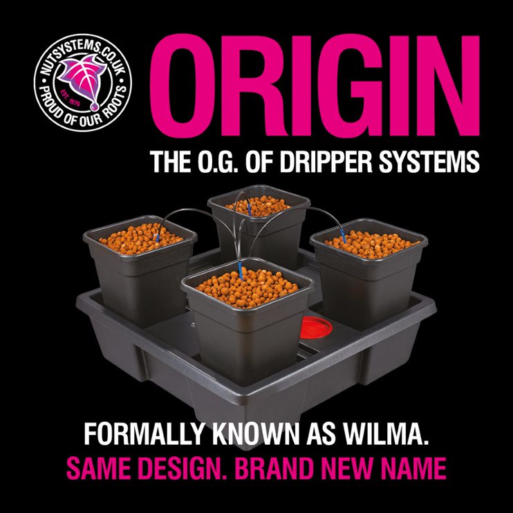 Wilma (Now Origin) XL Recirculating Hydroponic System with 70L Pump