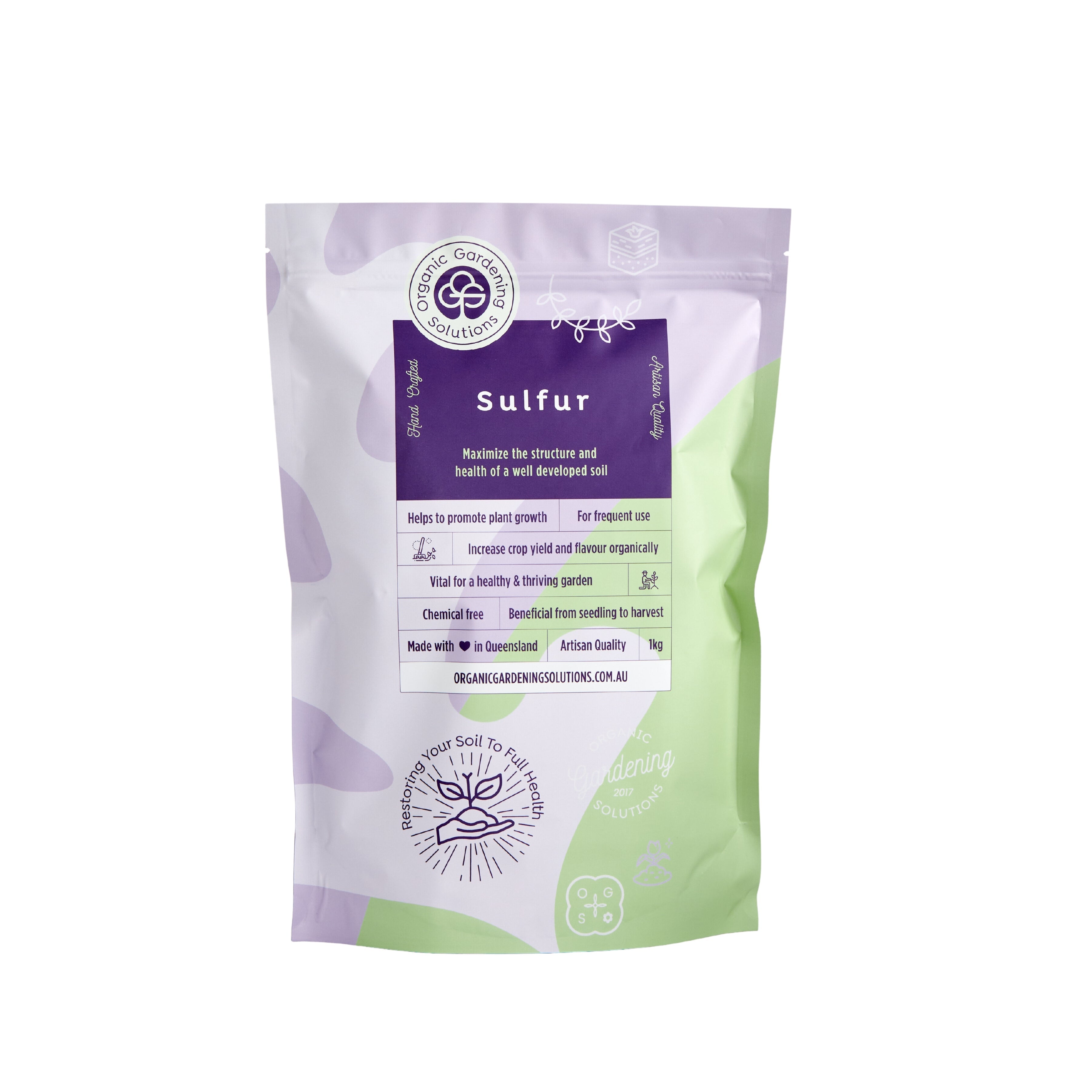 Organic Gardening Solutions Sulfur