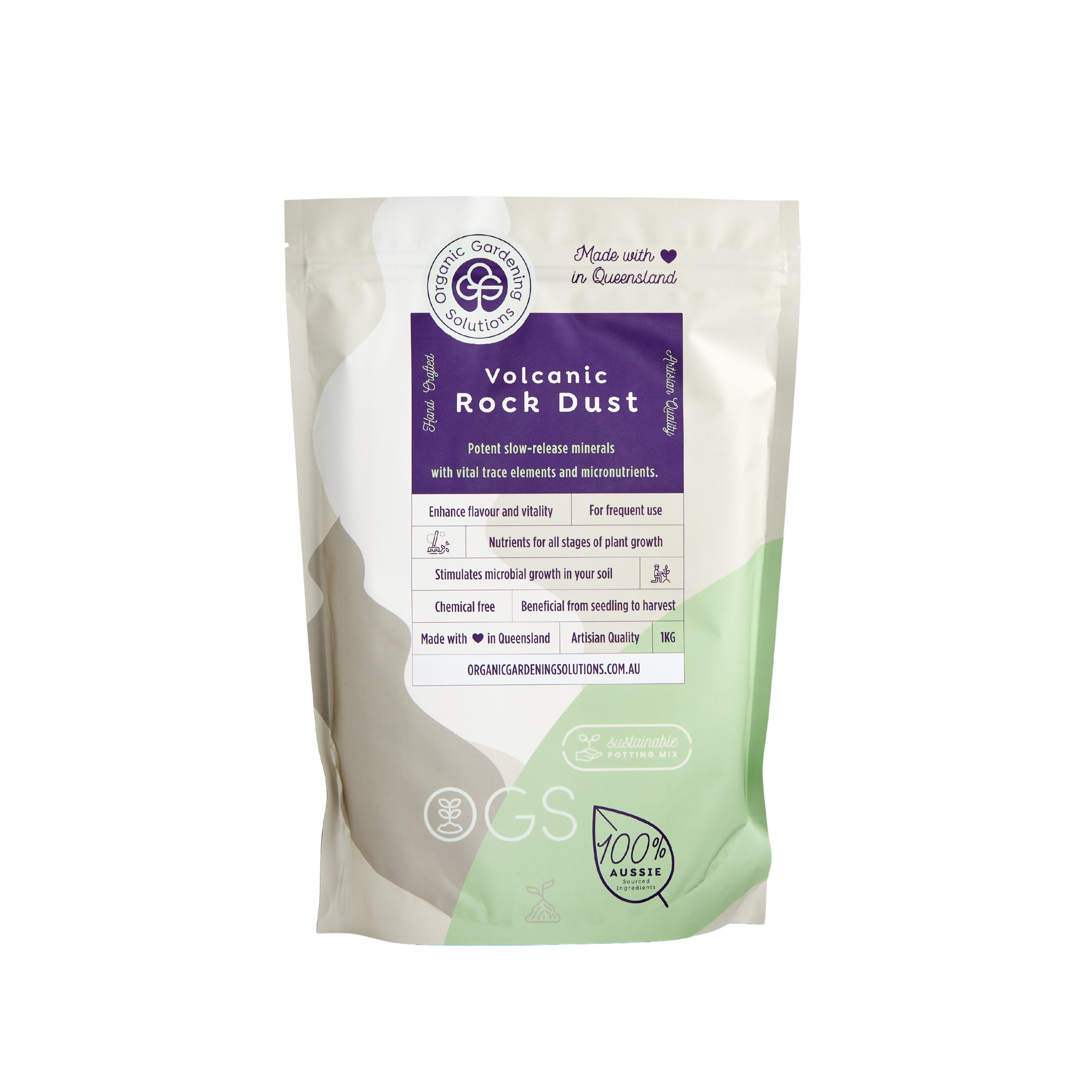 Organic Gardening Solutions Volcanic Rock Dust