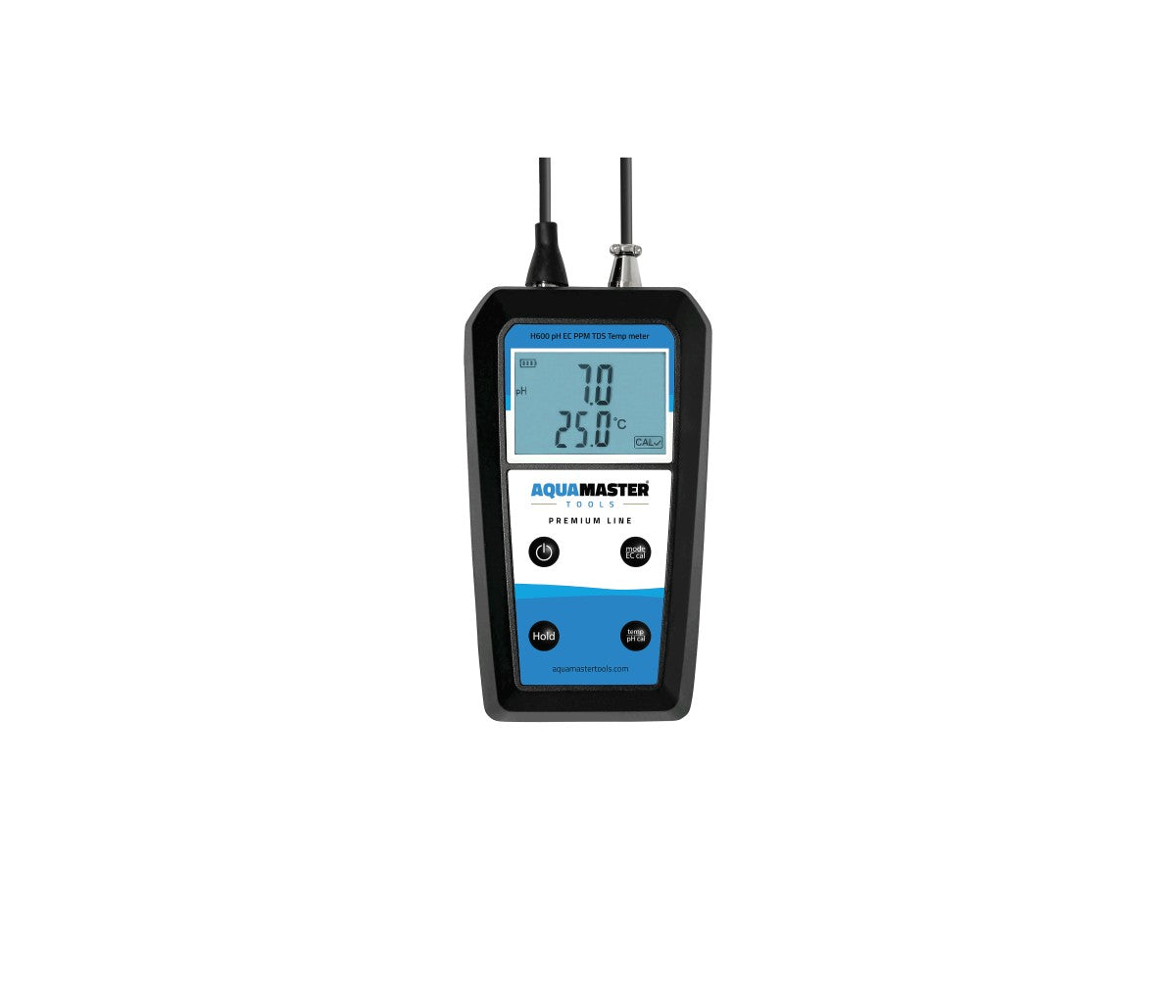 Aquamaster H600 Pro Substrate pH – EC – PPM – TDS – Temp Handheld Inc Case