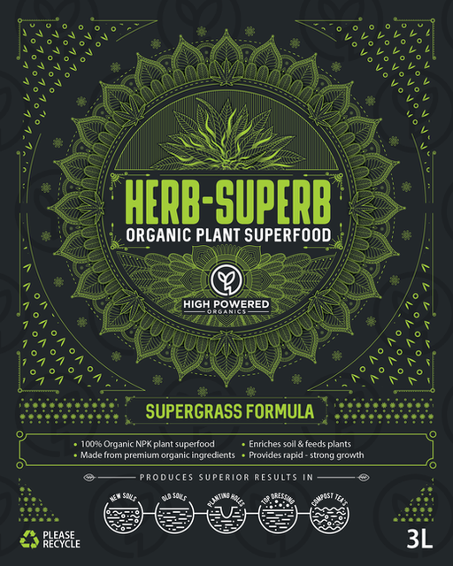 High Powered Organics HERB-SUPERB Supergrass