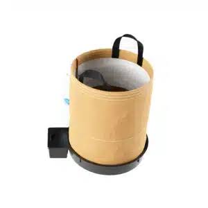 Grassroots Fabric Pots AutoPot XXL living soil fabric pot with handles and moisture-retention liner for bottom-fed AutoPot irrigation