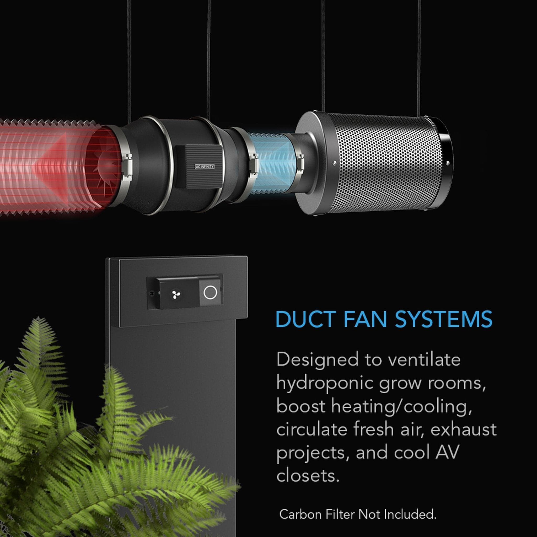 AC Infinity Cloudline T Series Inline Fans