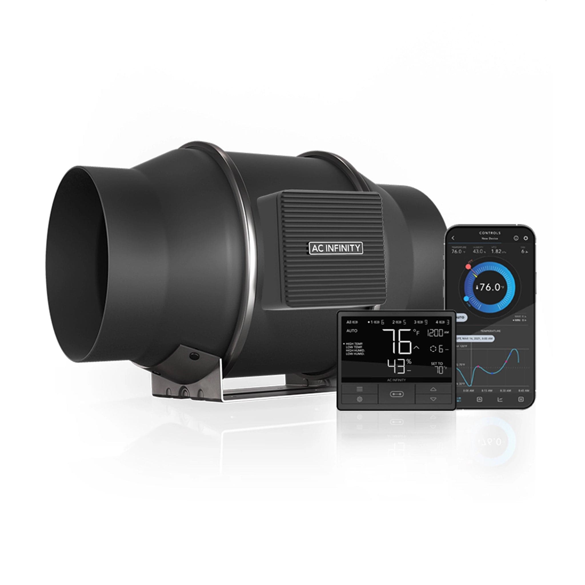 AC Infinity Cloudline T Series Inline Fans