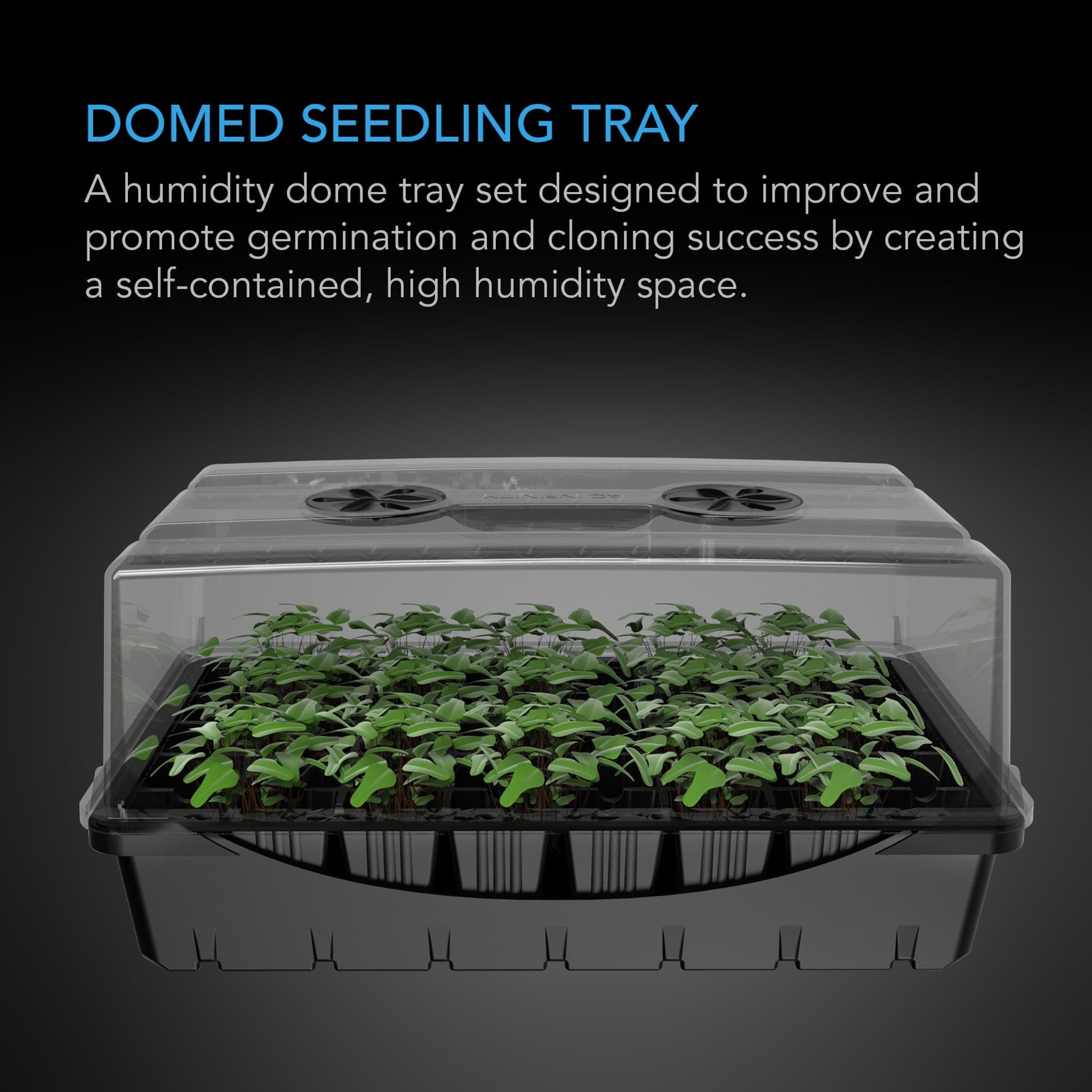 Humidity Dome XL, Propagation Kit, 6x12 Cell Tray with Height Extension
