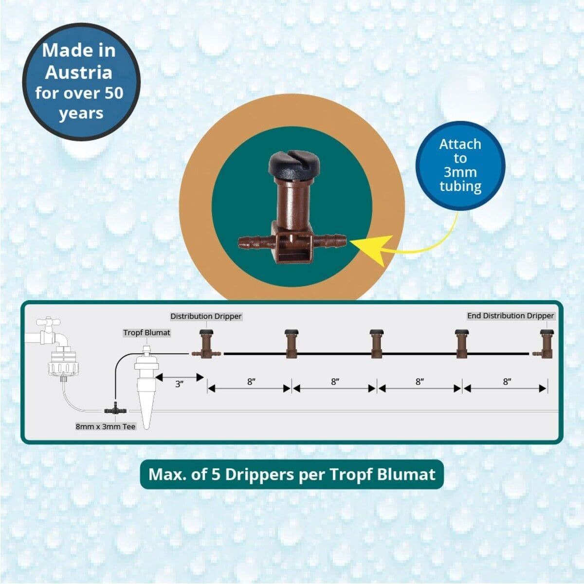 Blumat Distribution Dripper 3mm