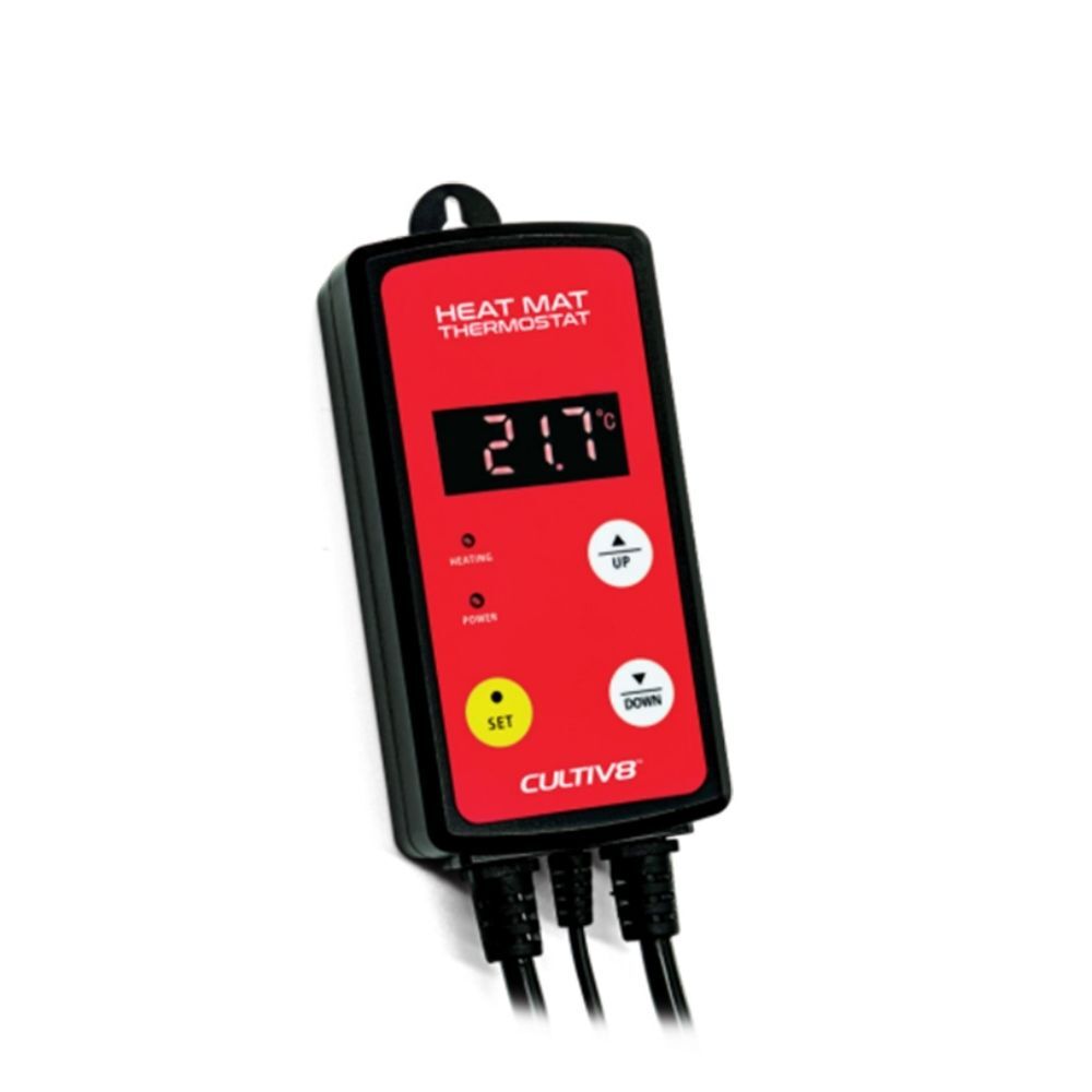 Cultiv8 Heat Mat Thermostat Temperature Controller - Green Genius