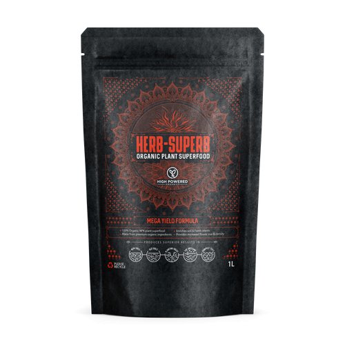 High Powered Organics HERB-SUPERB mega-yield formula - Green Genius