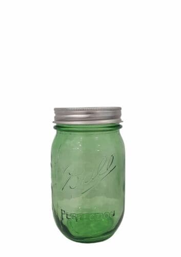 US Pint 473ml Ball Mason Heritage Collection Green Jar - Green Genius